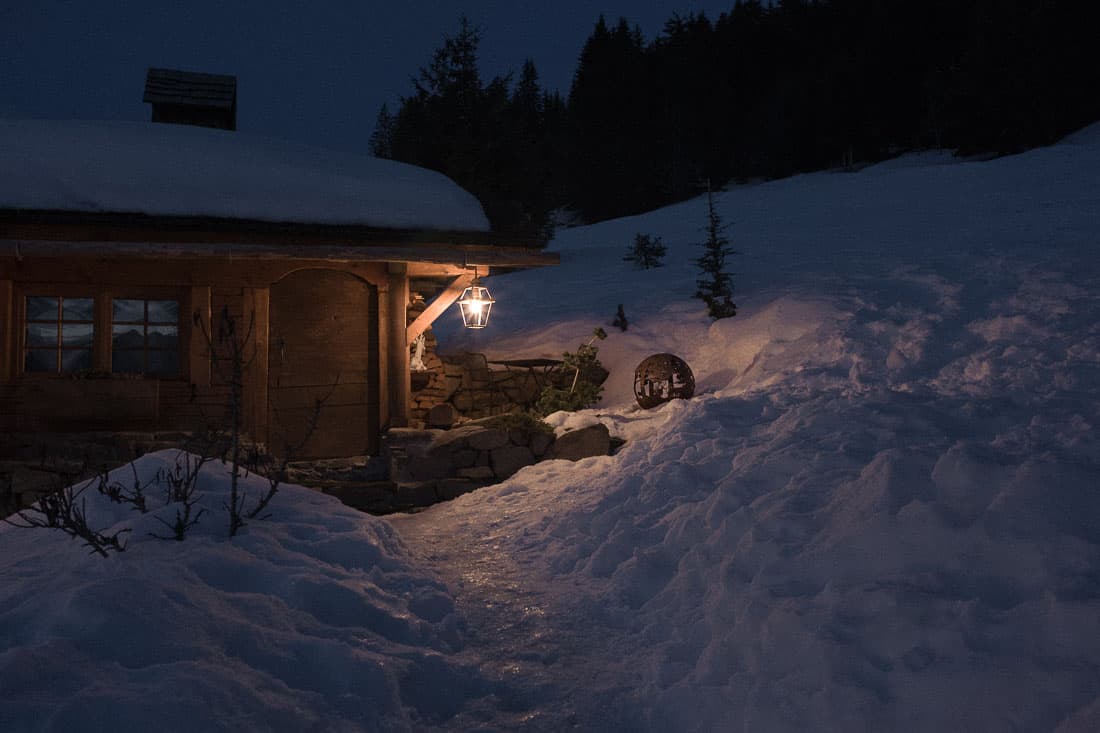 Le chalet de nuit hôtel de charme à la Ferme des Vonezins à Thônes dans les Aravis en Haute-Savoie